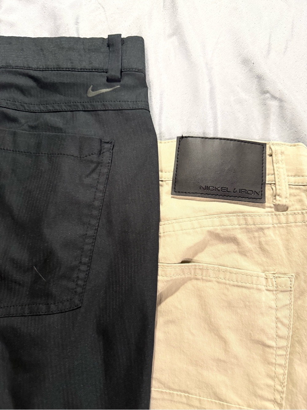 Lot Of  Men’s 34x32 Black Nike Golf Dri Fit & Nickel & Iron Stretch Khaki Pants